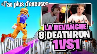 La revanche sur le Deathrun 1vs1 contre Michou sur Fortnite Créatif ! (qui gagnera cette fois-ci?)