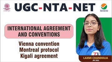 Vienna convention, Montreal & Kigali agreement II UGC NTA NET II PDE || PAPER 1 || Target Abhi