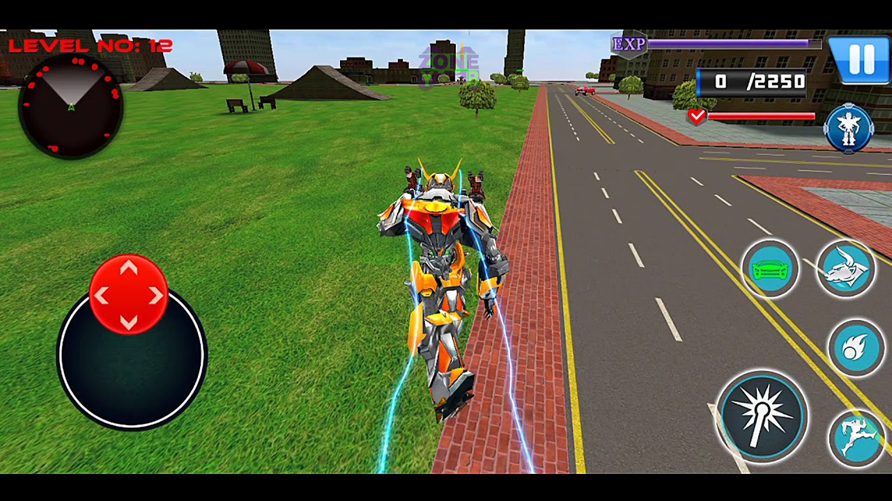 Bull Robot Transform: Car Transformer Shooting Games - Android Gameplay