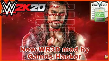 Trailer on new WR3D mod 2K20 by HHH 2020 mod link to WrestleMania35 50+arenas new Moves and feature