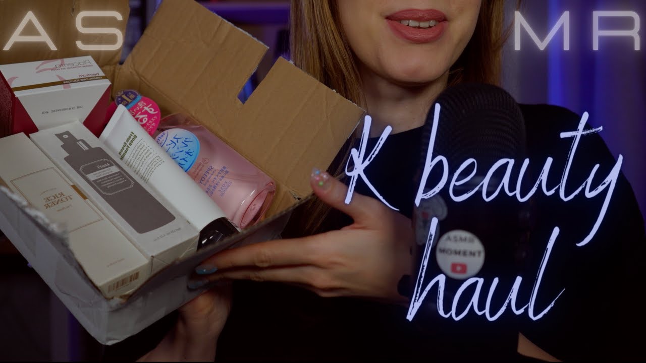 ASMR Haul Kbeauty ♡ Ma nouvelle routine skincare 😍