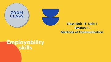 Employability skill|| Level 2 Unit 1  Session 1 |Elements of communication