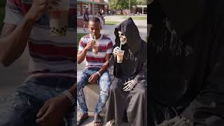 drink a Boba tea in school #comedy #school #tea