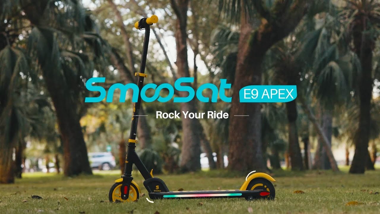 SmooSat E9 Apex Trottinette électrique pour Enfants 8+ Ans, Haut