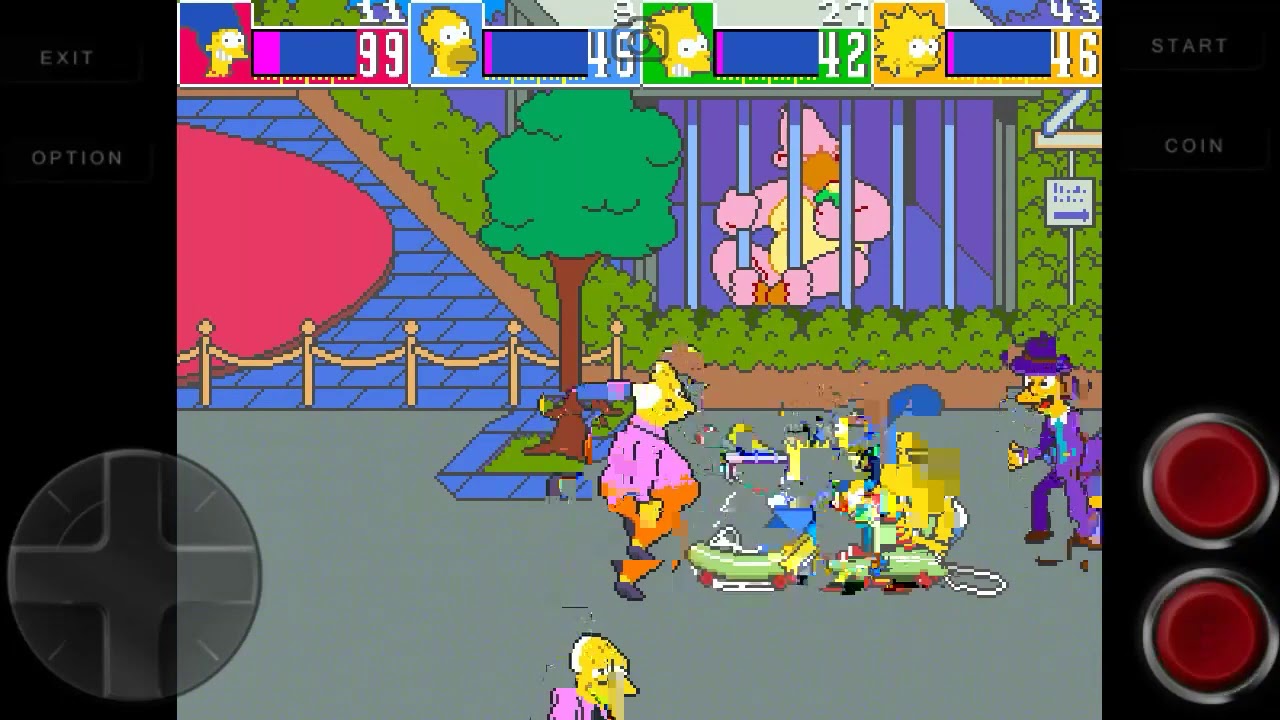 Simpsons Stage THE SIMPSONS | STAGE 2 | KRUSTYLAND | ARCADE GAME - YouTube