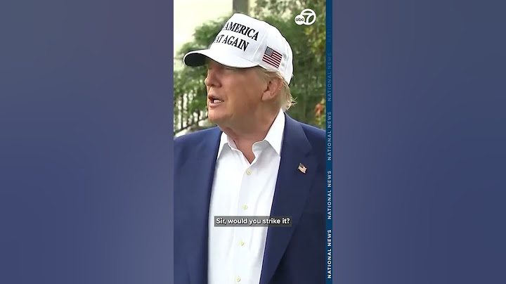 Trump dodges Iran strike question with sarcasm and warning