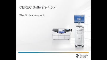 CEREC 4.6.x: The 5 click concept (en)