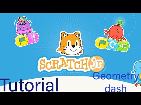 Scratch JR Tutorial de como hacer un geometry dash. - YouTube