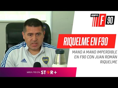 "BENEDETTO Y ZAMBRANO TENDRÁN QUE REFLEXIONAR": IMPERDIBLE mano a mano con #Riquelme en #F90