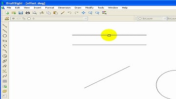 DraftSight - Offset Tutorial