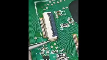 Desoldering fpc flex cable connector #jlcpcb #shorts