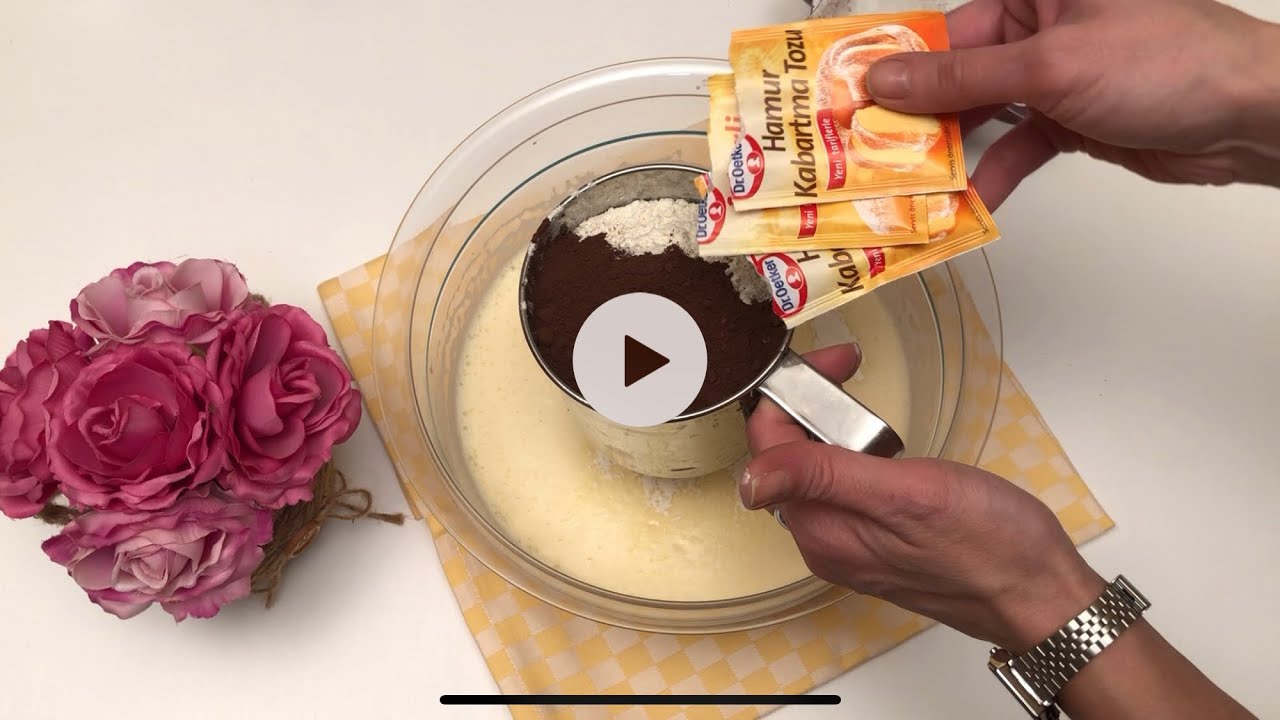 Sosu yumurtasız yumuşacık ıslak kek tarifi 👍🏻 YouTube