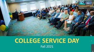 College Service Day Fall 2021 - Welcome and Poetry Reading