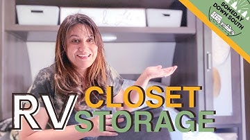 RV How-To | Master Closet Storage | Grand Design 265-BH
