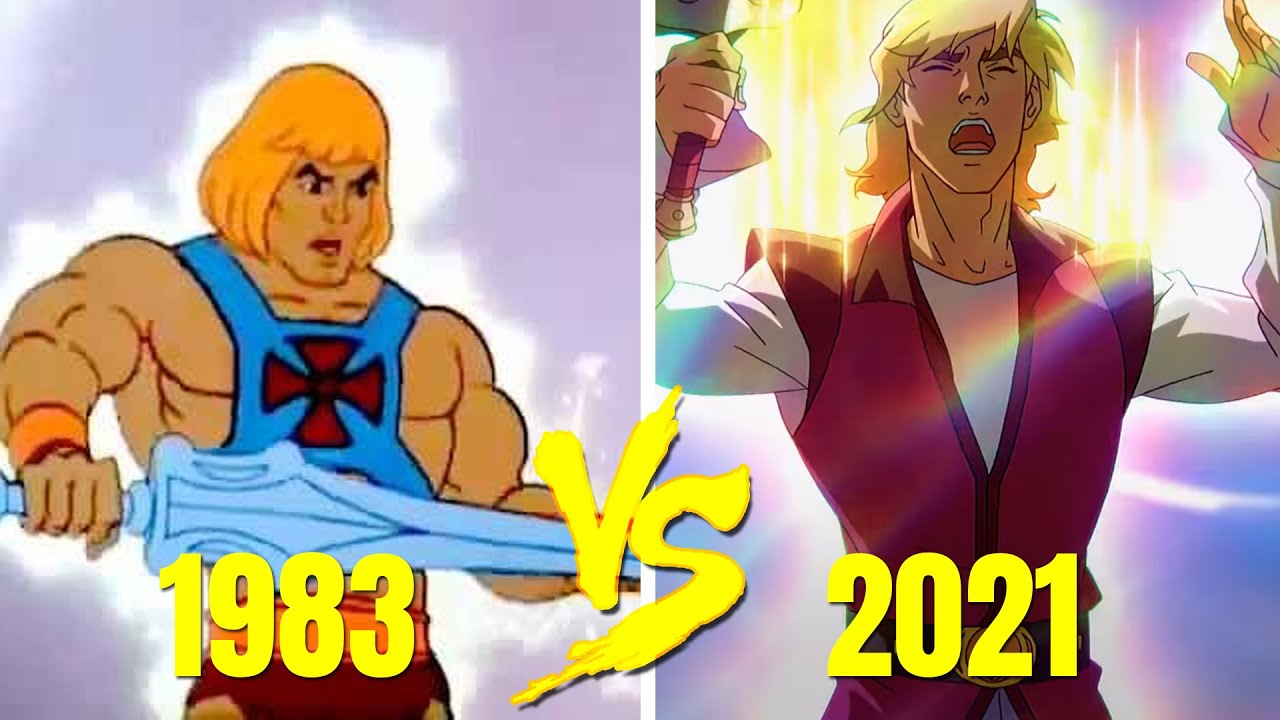 Evolução "Eu Tenho a Força!" HE-MAN 1983-2021