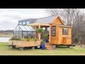 Dream tiny house with greenhouse