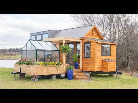 Dream Tiny House With Greenhouse