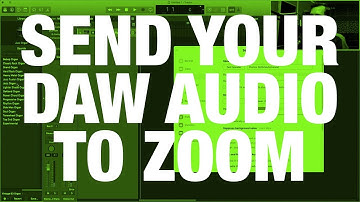 Stuur audio van uw DAW naar Zoom (Mac)