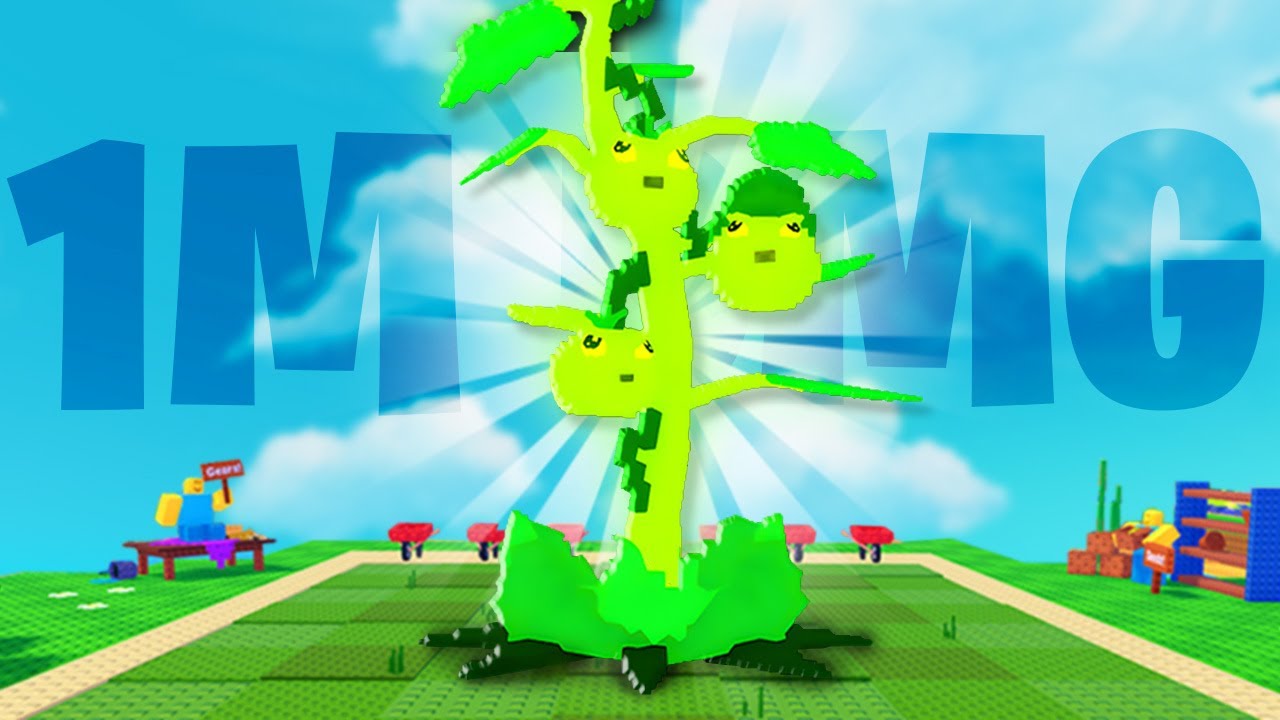 i got a 1,000,000 DAMAGE plant