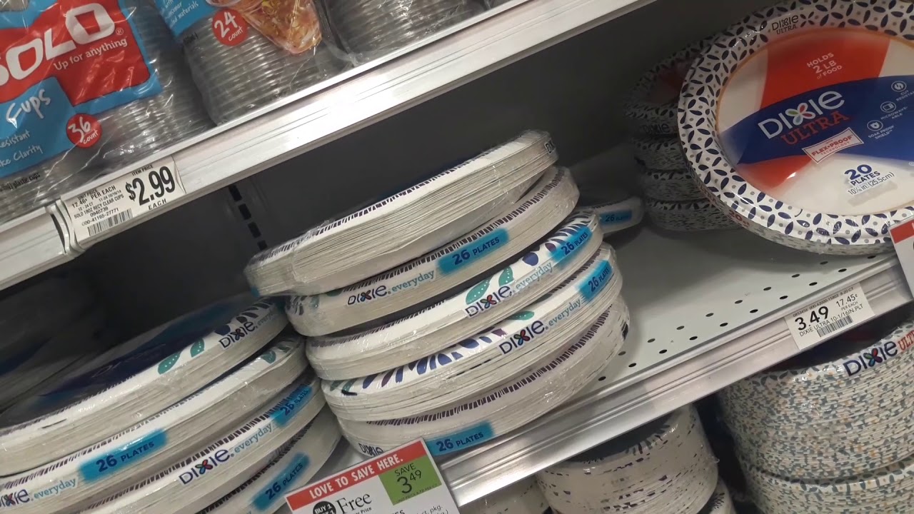 Dixie Plates & Bowls as low as 75¢ at Publix - YouTube