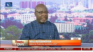 PDP Is Not Defending Corruption In Nigeria - Kola Ologbondiyan Pt 2 | Sunrise Daily |