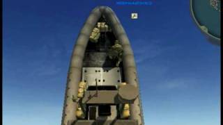 battlefield2- Boat wheelies-no one is in the drivers seat!