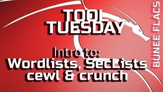 Intro to Wordlists, SecLists, Cewl and Crunch