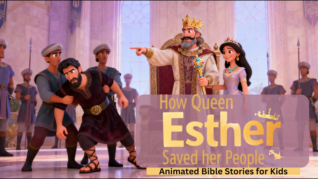How Queen Esther Saved Her People | Animated Bible Stories for Kids ...