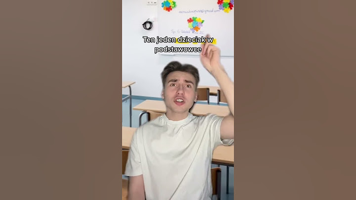 Ten jeden dzieciak w podstawowce