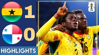 GOAL 90+5 🤯🔥 Ghana vs Panama 1-0 Highlights | Yirenkyi GOAL 