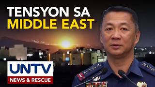 PNP, nagtaas ng alert level; gulo sa Middle East, hindi nakikitang aabot sa Pilipinas