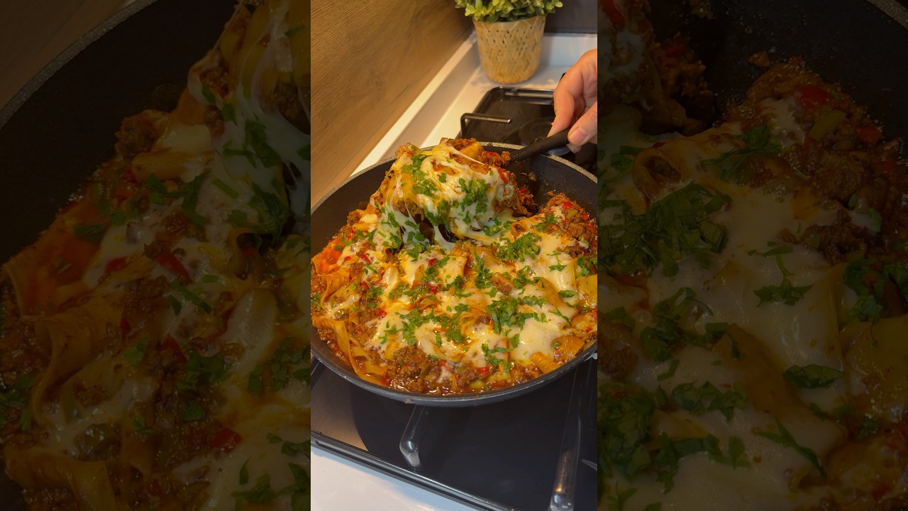 Pratik lazanya😍 #recipe #tarif #food #cooking #globalcuisine #yemektarifleri #lazanya #pasta