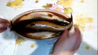 Засолка скумбрии в маринаде целиком (быстро и вкусно, как копчёная).Salting mackerel Засолка скумбрии в маринаде целиком (быстро и вкусно, как копчёная).Salting mackerel
