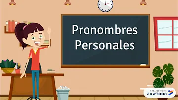 ¿Cuáles son los 7 pronombres personales?