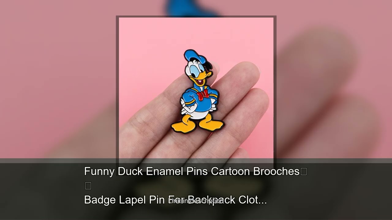 Funny Duck Enamel Pins Cartoon Brooches Badge Lapel Pin For Backpack Clothes Accessories Animal
