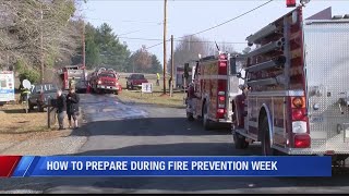 How to prepare for a home fire during fire prevention week
