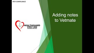 Adding notes to Vetmate screenshot 2
