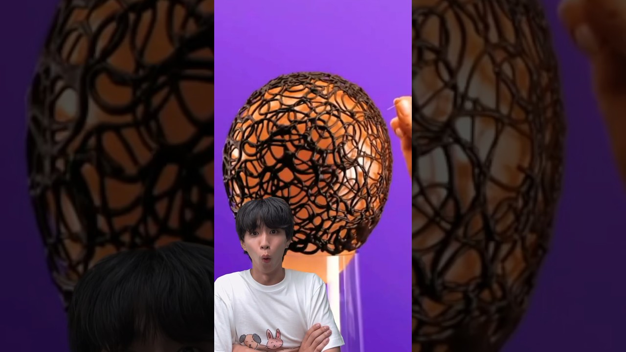 風船の形でチョコを作る方法！