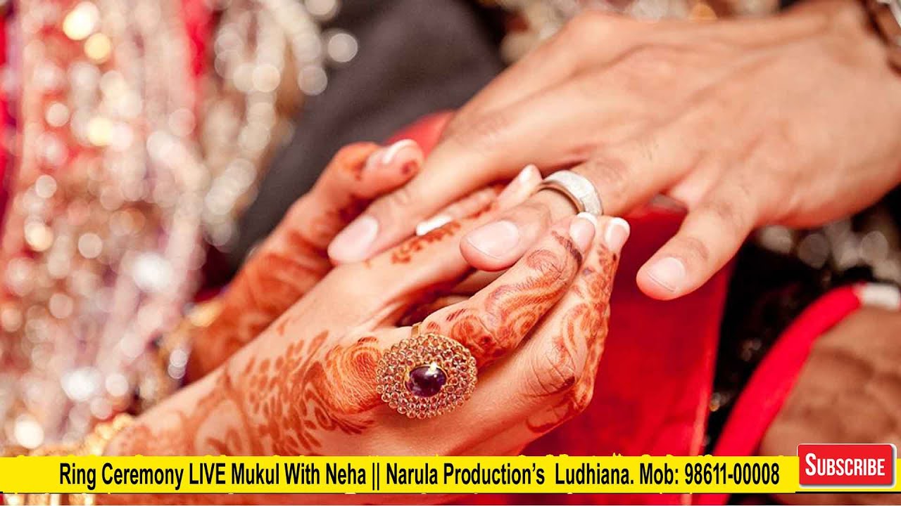 Ring Ceremony LIVE Mukul With Neha Narula Production Jagraon