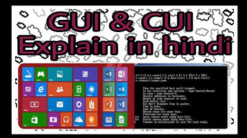 Operating system || CUI || GUI in hindi