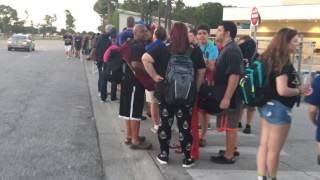 Line for The Last Jedi Panel @ Star Wars Celebration Orlando 2017