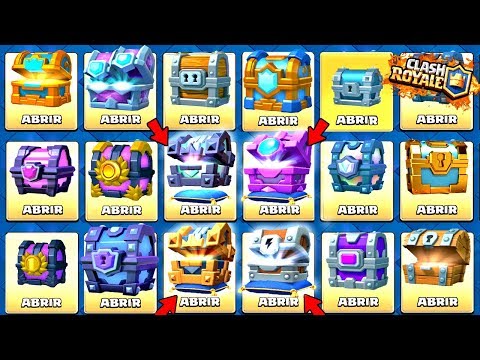 ¡ABRIENDO ABSOLUTAMENTE TODOS LOS COFRES DE CLASH ROYALE! - BasiCH