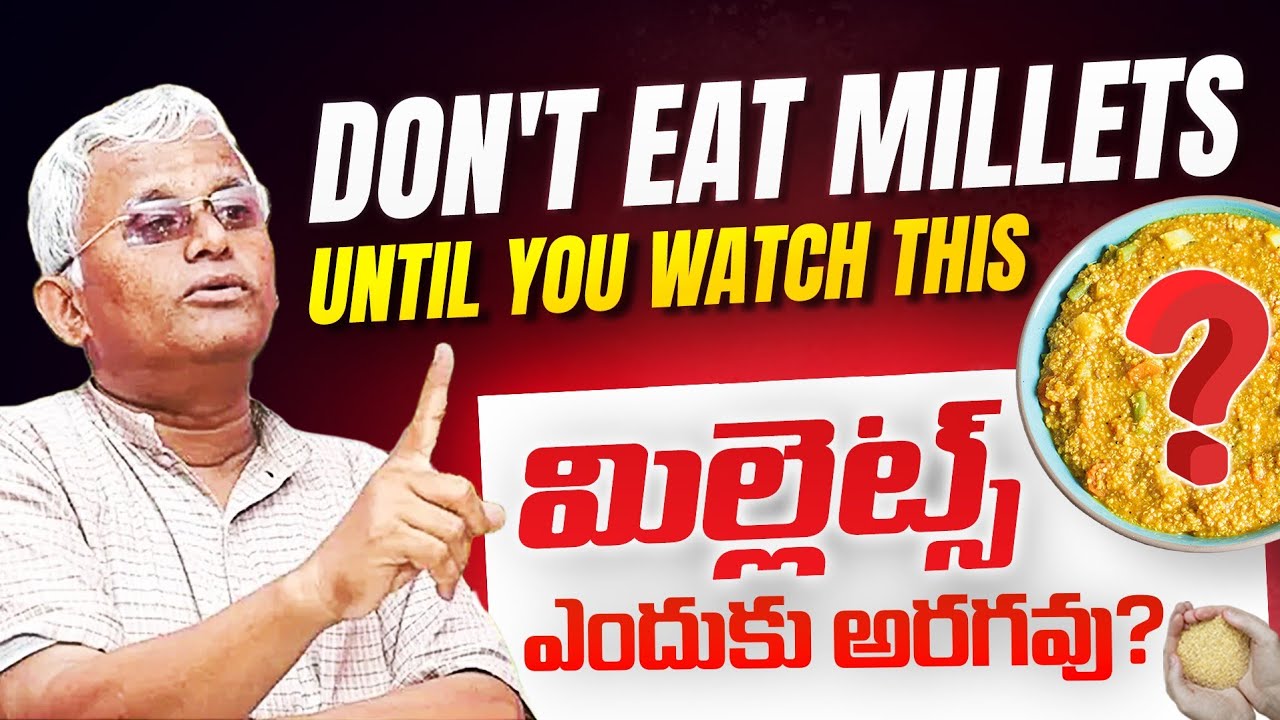 Replace all your MEDICINES with MILLETS | Padma Shri Dr. Khadar Vali's Life-Changing Health Secret