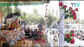 ༧གོང་ས་མཆོག་གིས་ལ་དྭགས་བོད་རིགས་མང་ཚོགས་ལ་བཀའ་སློབ་བཀའ་དྲིན་སྩལ་བ།