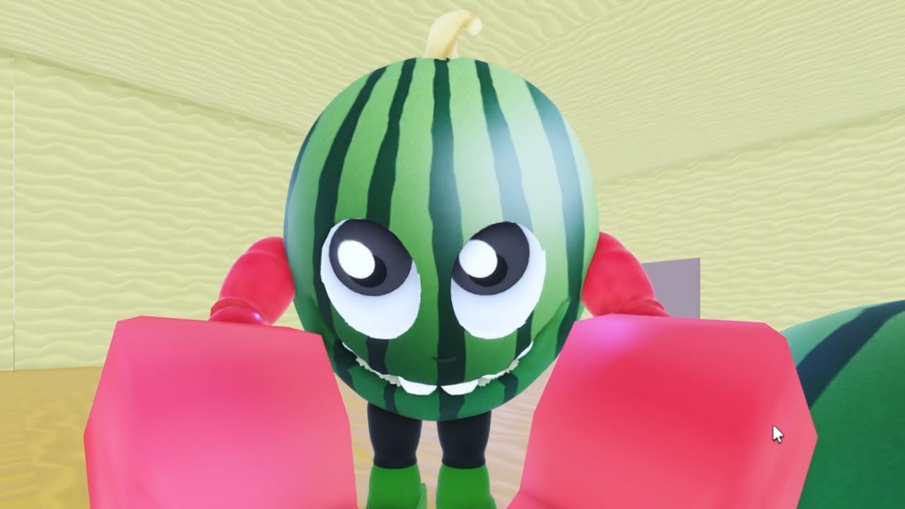 WATERMELON JR JUMPSCARE Escape Mr Fast Food SUMMER FUN EVENT YouTube