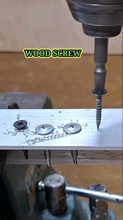 Self Drilling Screw Vs. Wood Screw | Amazing Comparison #diy #youtubeshorts #tips #shorts