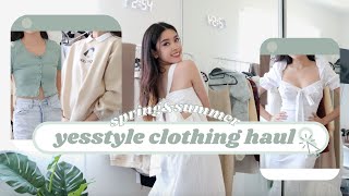 FILMED A YESSTYLE HAUL INSTEAD OF STUDYING FOR FINALS: Spring/Summer try-on + review | kelly nguyen