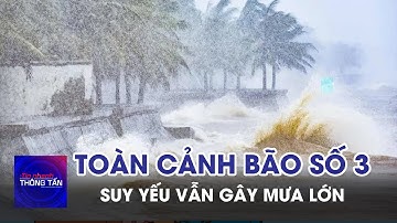 Toàn cảnh bão số 3 - Suy yếu vẫn gây mưa lớn, ngập úng, nguy cơ lũ quét