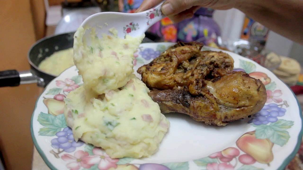 Preparando un Riquisimo PURE DE PAPA A mi Estilo