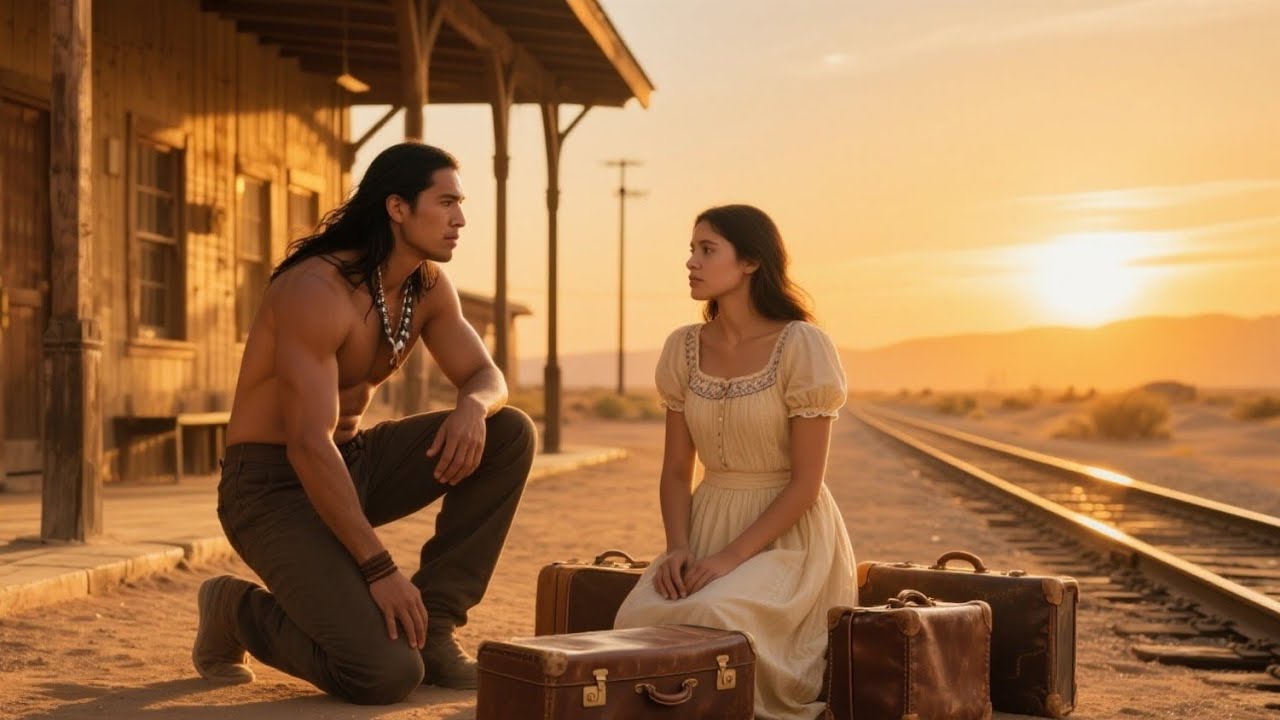 “She Slept Beside Her Luggage, Until the Apache Carried Her Into His Wagon”